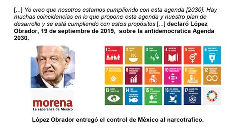 AMLO - Agenda 2030 en México "No tendrás nada y serás feliz"