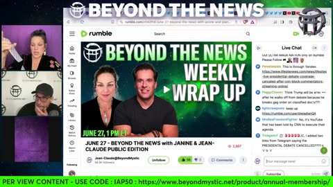 JUNE 27 - BEYOND THE NEWS with JANINE & JEAN-CLAUDE PUBLIC EDITION