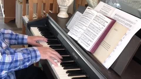 “Take Time To Be Holy” — Kendall Straight on the piano