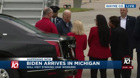 Biden almost FALLS even after they downgraded him to kiddie stairs