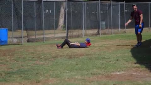 Teaching My Boyfriend How To Pitch A Softball