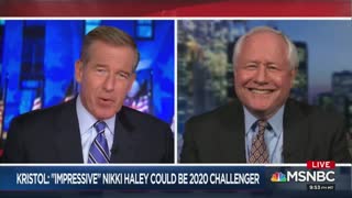Bill Kristol hopes to ask Nikki Haley about running against Trump in 2020