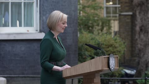 Liz Truss bids farewell as outgoing Prime Minister of the UK