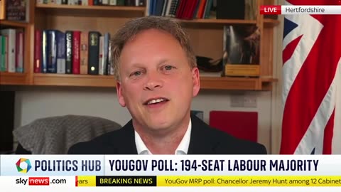 Grant Shapps 'pleased' to do planned interview after ending call live on air Sky News