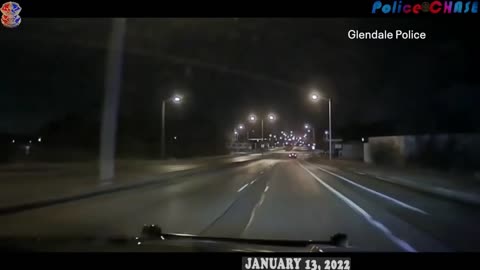 POLICE CHASE DASHCAM: Glendale police pursuit ends near River Hills, 1 in custody!
