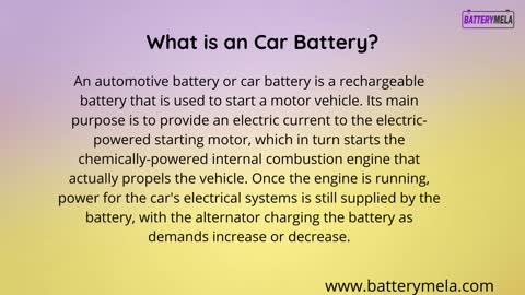 Buy an All Types Of Battery From Batterymela