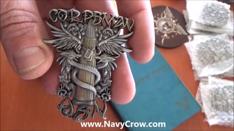 US Navy Corpsman Tribal Flip Coin Veteran Collectible Challenge Coin