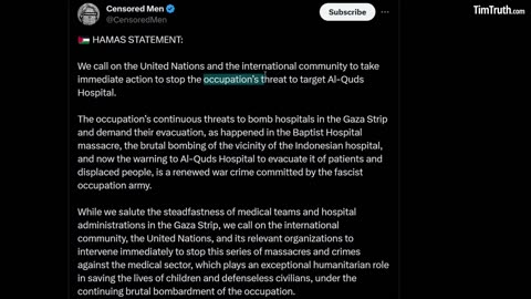 BOMBING HOSPITALS: IDF FALSE PROPAGANDA Debunked: No "Terror Nest Under Hospital," Just Fuel Storage