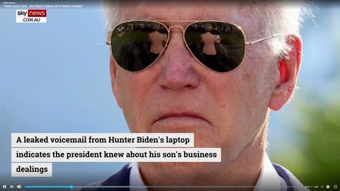 LAPTOP: Joe Biden tells Hunter 'I think you're CLEAR" in voicemail.