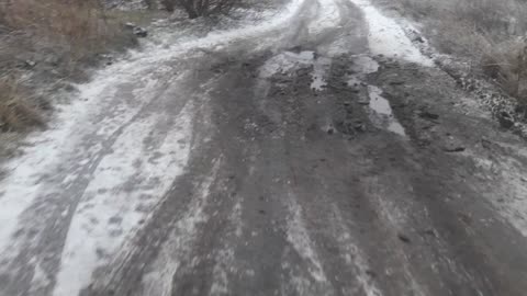 Winter off-roading as it is