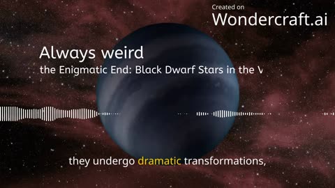 Exploring the Enigmatic End: Black Dwarf Stars in the Vast Cosmos