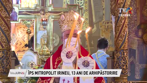 Ecumenistul Eretic Irineu Popa cu Botnita=Hula la Liturghie 27 iulie 2021