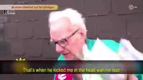 90 YEAR OLD GERMAN MAN BRUTALLY BEATEN UP BY ILLEGAL ALIENS