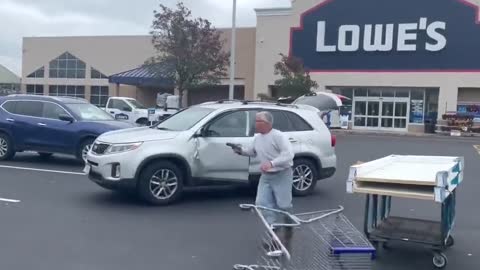 Shoplifter At Lowes Confronted