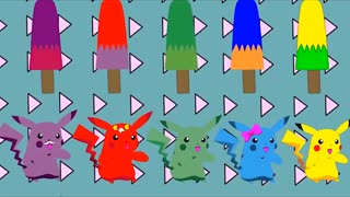 Cartoon Animation For Children | Pikachu Babies Playing Archery | Pokemon Cartoon For Kids ... 3D