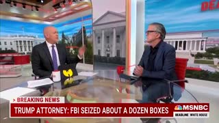 SHAMEFUL: MSNBC Claims Trump Is Politicizing The Unjust FBI Raid