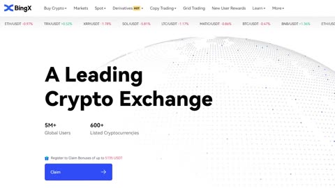 How to register in BingX crypto exchange (No-KYC)