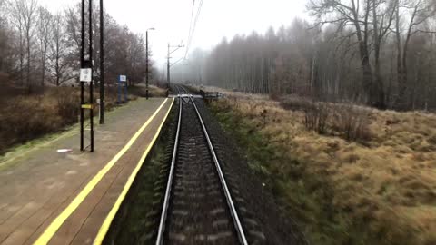 Train Travelling At High Speed