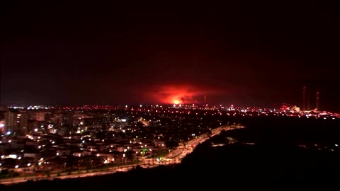 Heavy bombardment seen on Israel-Gaza border