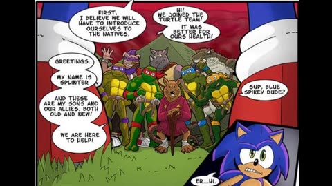 Newbie's Perspective Sonic Fancomic Turtle Power Issues 5-8 Reviews