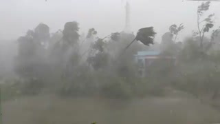 Cyclone Amphan crashes through Purba Medinipur, Nandigram with intense fury