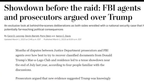 🔥🔥 FBI ordered to raid Trump despite objections & then was ordered to use deadly force..