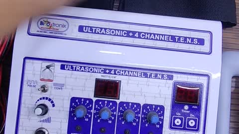 Biotronix Combination Therapy Ultrasonic Machine 1 Mhz Hz with TENS 4 Channel