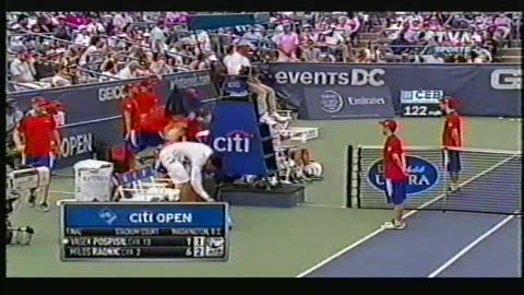 La Finale de L'omminium City Fled de Washington Milos Roanic vs Vasek Pospisil