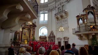 Залцбург, служба в събора Св. Петър