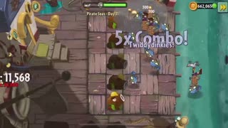 Plants vs Zombies 2 Pirate Seas - Day 11