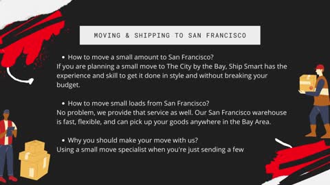 Small Moves To San Francisco