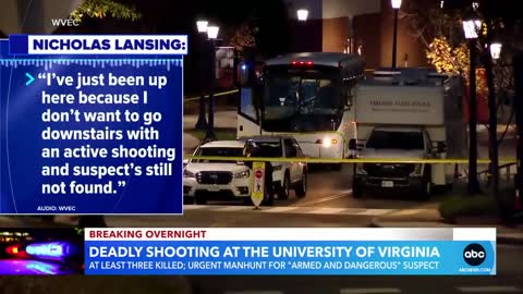 3 killed in University of Virginia shooting, suspect at large l GMA