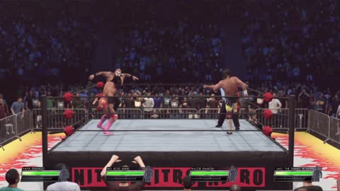 wwe2k22 Scott hall tribut, 4 man battle rumble