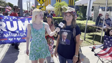 "Florida is Trump Country.” Jayne Zirkle Interviews Trump Rally Attendees In Hialeah, Florida