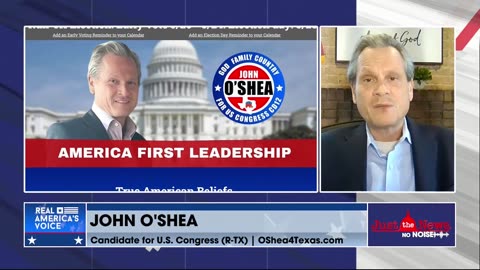 John O’Shea talks about running an America First congressional campaign against Rep. Goldman