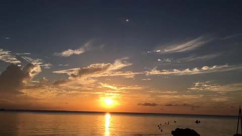 Incredible timelapse video of Grand Cayman sunset