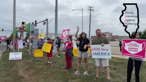 Crystal Lake Rally for Medical Freedom 4 Sep 2021