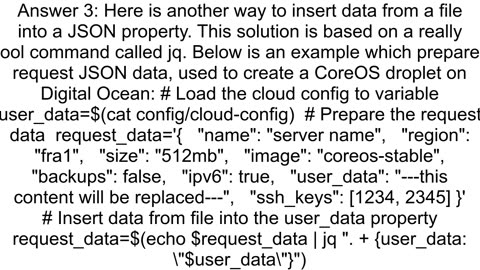 Bash script Use string variable in curl JSON Post data