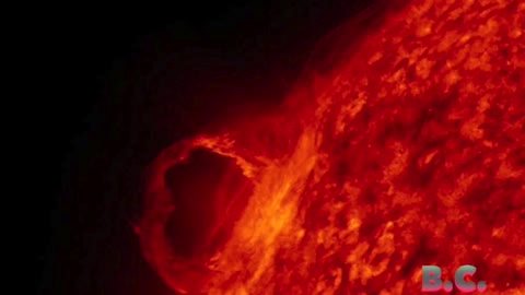 Massive solar flare heading towards Earth at million miles per hour