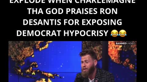 Liberal heads explose when Charlemagne Tha God praises Ron Desantis