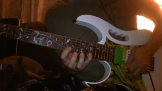 Nighttime Couch Guitar Jam #3 - Some Lydian Fun w/ my SPARK Amp