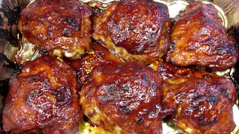 THE BEST OVEN BAKED BBQ CHICKEN RECIPE