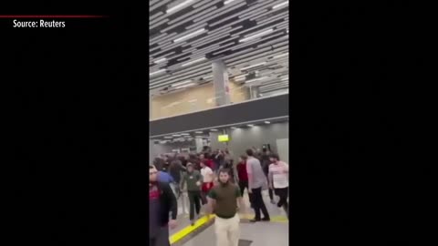 Pro-Palestinian protesters storm Russian airport | MBD News