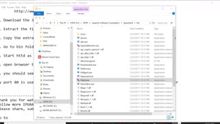 IPGraySpace: Apache - How to download and install Apache server in windows 10