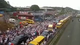 Citizens Of Panama Have MASSIVE Protest In Response To Inflation