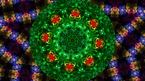 The splendor of color Kaleidoscope video