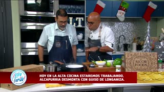 Receta- Alcapurria desmontá con guiso de longaniza y aguacate