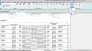 REVIT ELECTRICAL: CREATE CUSTOMISED PANEL SCHEDULES