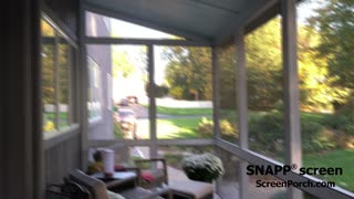 SNAPP® screen Porch Screen Project Review - Vance from Connecticut