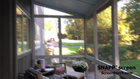 SNAPP® screen Porch Screen Project Review - Vance from Connecticut